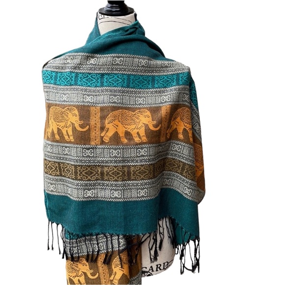 Pashmina 100% Cashmere Scarf - Picture 5 of 6